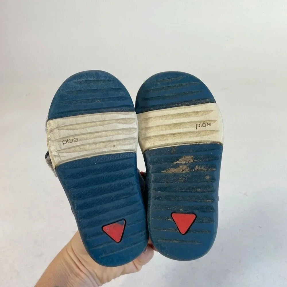 Plae Wes Sport Sandal Baby Shoes Toddler Size 8‎ Blue Leather Adjustable Casual